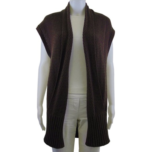 Jockey Person to Person Brown Open Cardigan (NEW) - Picture 1 of 5